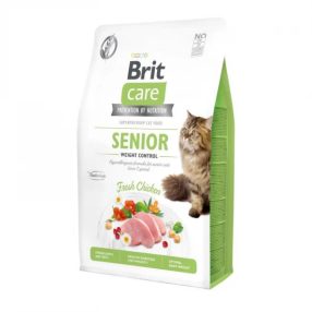   Brit Care Cat Grain Free Senior Weight Control macskatáp 2kg