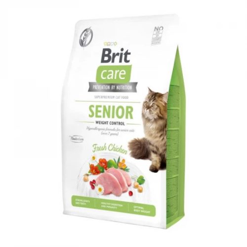 Brit Care Cat Grain Free Senior Weight Control macskatáp 2kg