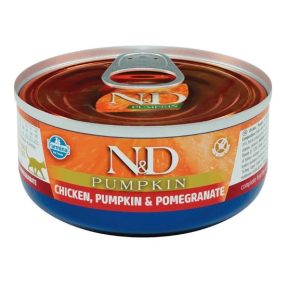 N&D Cat konzerv csirke, sütőtök & gránátalma 70g