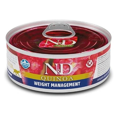 N&D Quinoa Cat konzerv weight management 80g