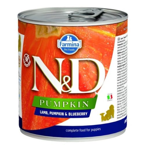 N&D Dog konzerv Bárány & Áfonya Sütőtökkel Puppy 285g