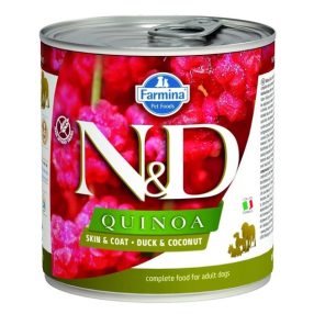 N&D Quinoa Dog konzerv kacsa & kókusz 285g
