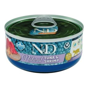 N&D Ocean Cat konzerv tonhal&garnélarák 70g