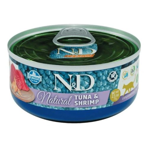 N&D Ocean Cat konzerv tonhal&garnélarák 70g