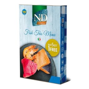 N&D Cat konzerv Fish Trio Menu Multipack 6x70g