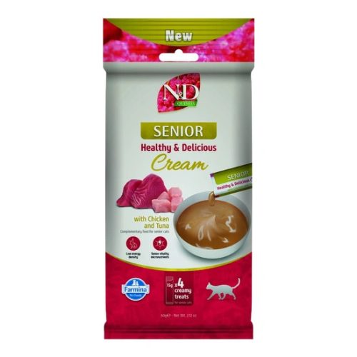N&D Quinoa Senior Cat Cream with Chicken&tuna 60g