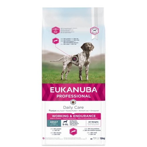 Eukanuba Adult Working & Endurance kutyatáp 19kg
