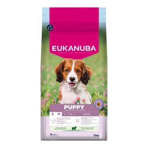 Eukanuba Puppy Small & Medium Lamb & Rice kutyatáp 12kg