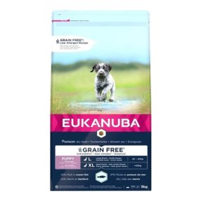 Eukanuba Puppy & Junior Grain Free Large Ocean Fisch 3kg