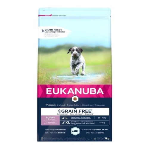 Eukanuba Puppy & Junior Grain Free Large Ocean Fisch 3kg