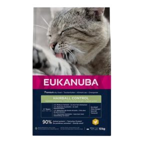 Eukanuba Cat hairball control csirke 10kg