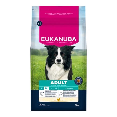 Eukanuba Adult Medium kutyatáp 3kg