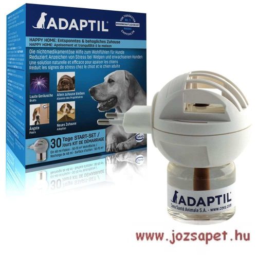Adaptil nyugtató hatású párologtató készülék és uántöltő kutyáknak