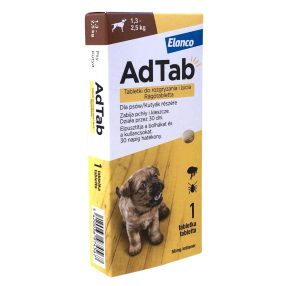   AdTab 56 mg rágótabletta kutyák részére (1,3–2,5 kg)  1db