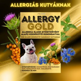   ALLERGY GOLD - Allergia elleni táplálék kiegészítő kutyáknak 200g