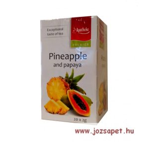   Apotheke Ananász és Papaya tea, 20 filter - Premier Selection