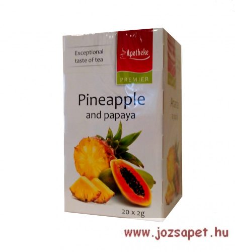 Apotheke Ananász és Papaya tea, 20 filter - Premier Selection