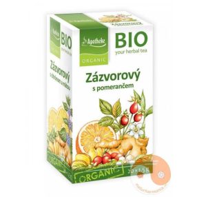 Apotheke - Bio Gyömbér és Narancs Tea, 20 filter