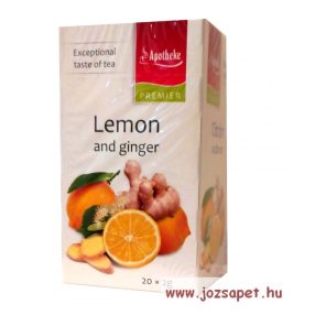   Apotheke - Citrom és Gyömbér Tea, 20 filter - Premier Selection