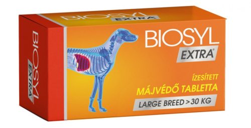BIOSYL EXTRA® LARGE BREED 30 KG feletti kutyának májvédő tabletta 30db