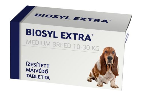 BIOSYL EXTRA® MEDIUM BREED 10–30 KG kutyának májvédő tabletta 30db