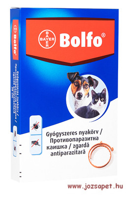 Bolfo bolha, kullancs elleni nyakörv 38cm macskáknak, kistestű kutyáknak