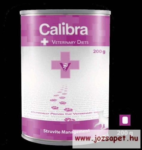 	 CALIBRA VET Struvite/Oxalate Management -diétás macskatáp/gyógytáp konzerv