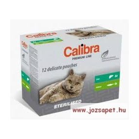   Calibra Cat Premium Line Steril Multipack 12*100g alutasakos eledel