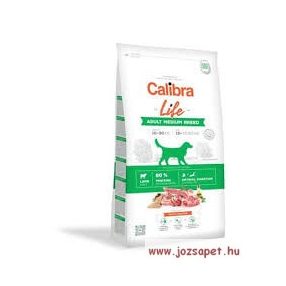 Calibra Dog Life Adult Medium Breed Lamb 12kg