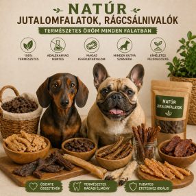 Natúr jutalomfalatok, rágcsálnivalók