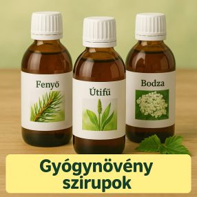 GYÓGYNÖVÉNY szirupok, levek