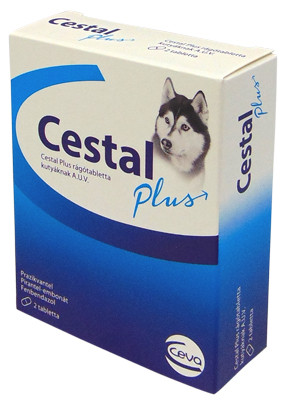 Cestal Plus Féregtelenítő Rágótabletta Kutyának 2db