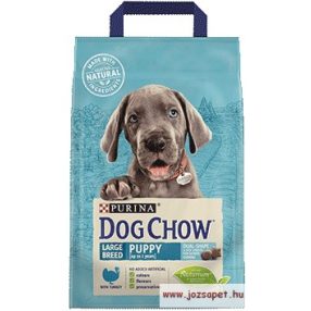 Dog Chow Puppy Pulyka Large kölyökkutya táp 2,5kg