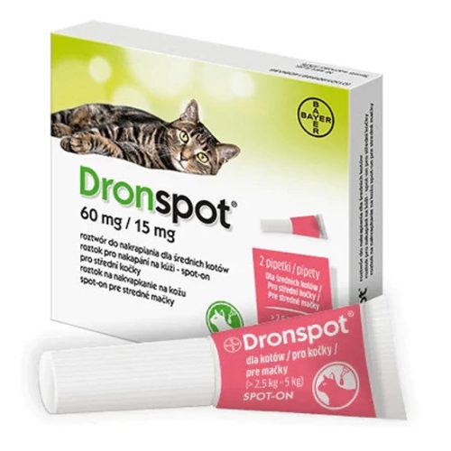 Dronspot féregtelenítő macska spot-on 0,70 ml 2db