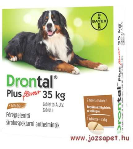 Drontal Plus XL féregtelenítő tabletta kutyának