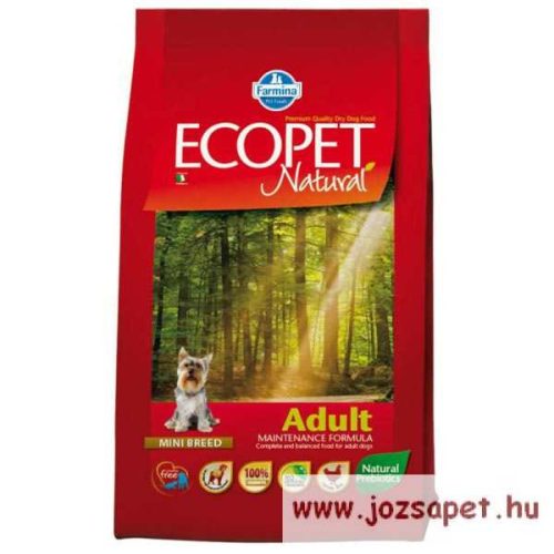 Ecopet Natural Adult Mini kutyatáp 2,5kg