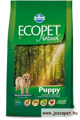 Ecopet Natural Puppy 2,5 száraztáp kölyökkutyáknak