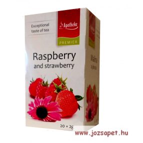   Apotheke - Eper és Málna Tea, 20 filter - Premier Selection
