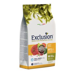   EXCLUSION MEDITERRANEO  NOBLE GRAIN ADULT BEEF SMALL BREED 2kg