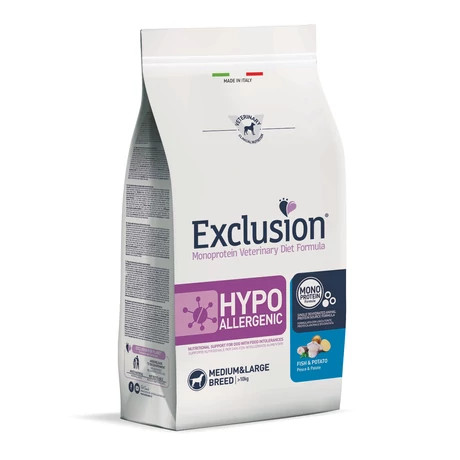Vet Exclusion Hypoallergenic Fish & Potato Medium/Large 12kg