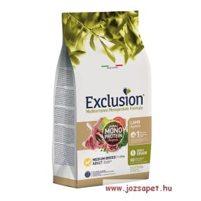 Exclusion Mediterraneo ADULT LAMB MEDIUM BREED 3kg