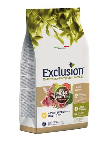 Exclusion Mediterraneo ADULT LAMB MEDIUM BREED 12kg