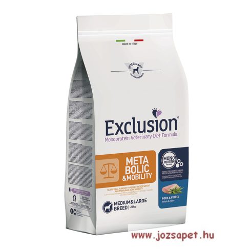 Vet Exclusion Metabolic & Mobility Pork & Fibres Medium/Large 2kg