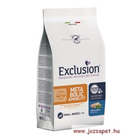 Vet Exclusion Metabolic & Mobility Pork & Fibres Small 2kg