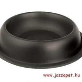   Fekete etetőtál csúszásmentes gumiperemmel több méretben
