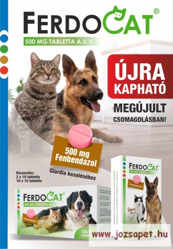 Ferdocat tabletta 20db 500mg