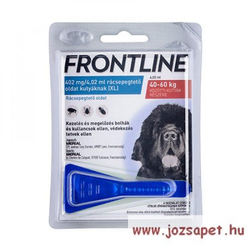 Frontline Spot On XL kullancs, bolha ellen nagy (40kg feletti) kutya számára