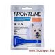 3db Frontline Spot On S kullancs, bolha ellen kistestű (2-10kg) kutya számára