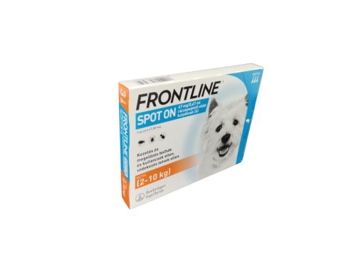 Frontline Spot On S kullancs, bolha ellen kistestű (2-10kg) kutya számára