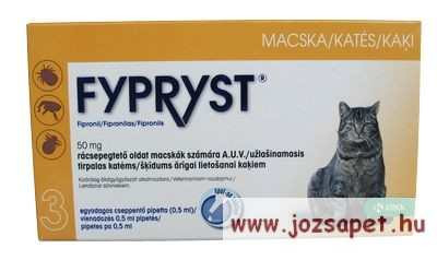 Fypryst spot-on macska, 0,5 ml bolha, kullancs elleni rácsepegtető oldat